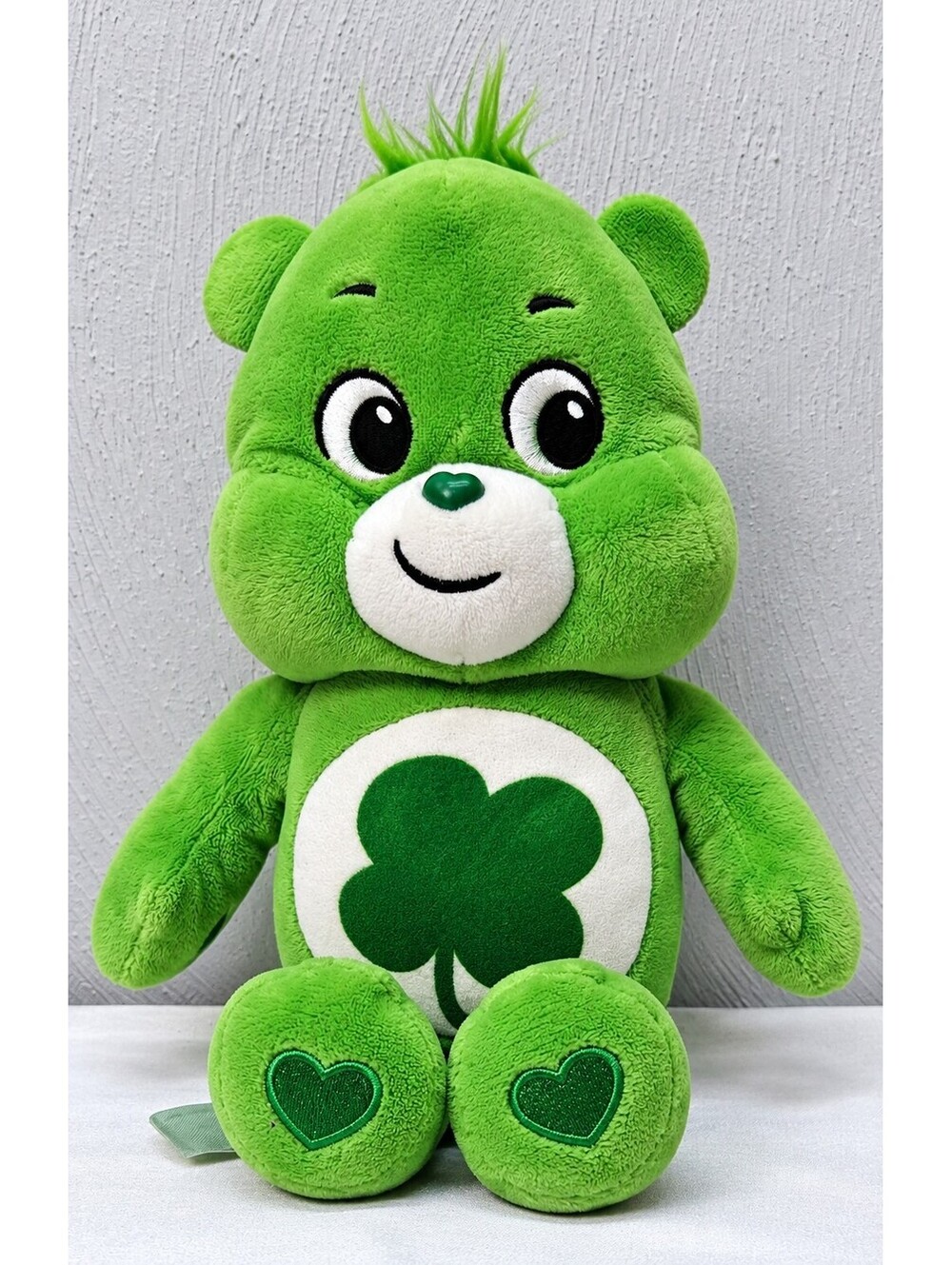 Care Bears Good Luck Bear 10" Green Shamrock Plush Basic Fun 2020